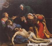 CARRACCI, Annibale Lamentation of Christ df oil painting artist